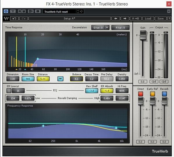 Waves Trueverb Reverb Unit Waves Trueverb Reverb Unit