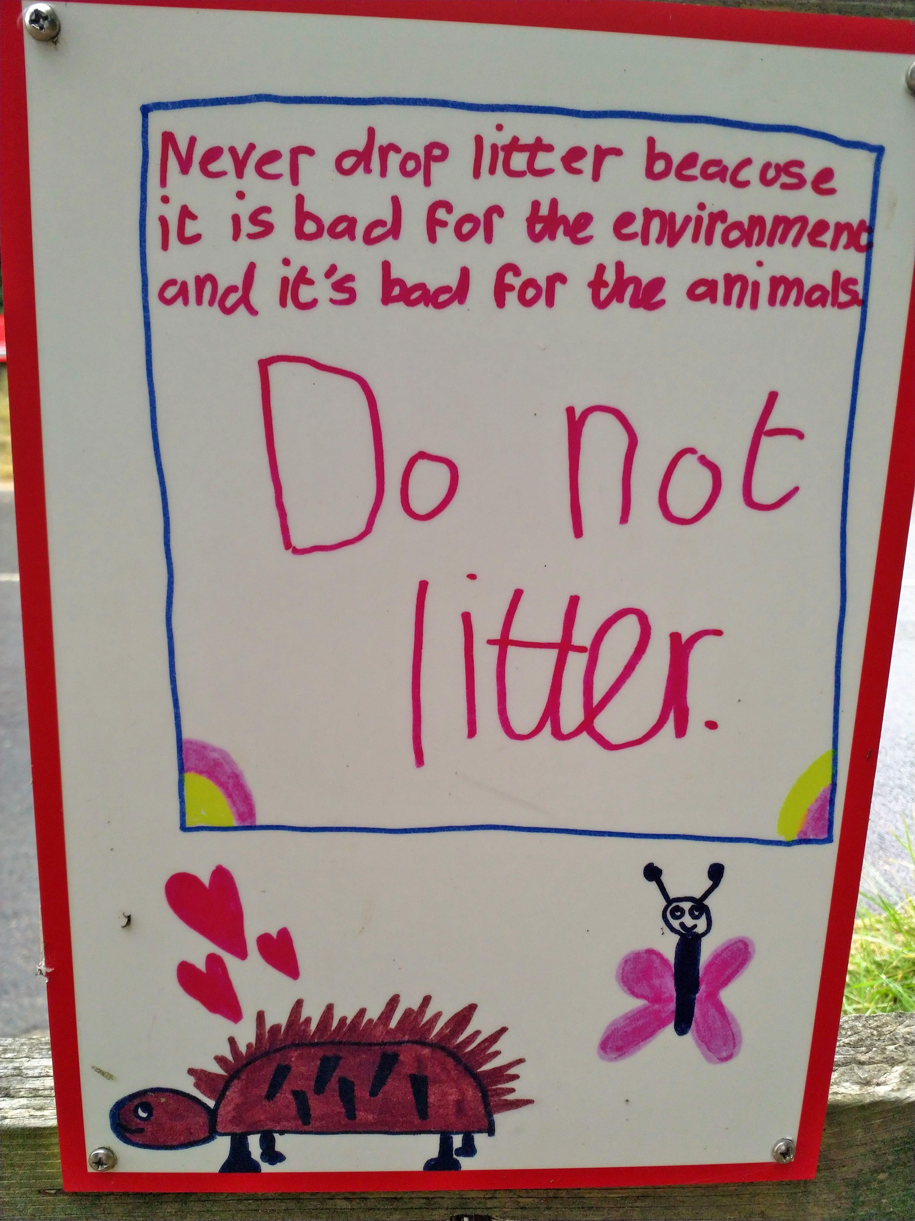 Do not litter