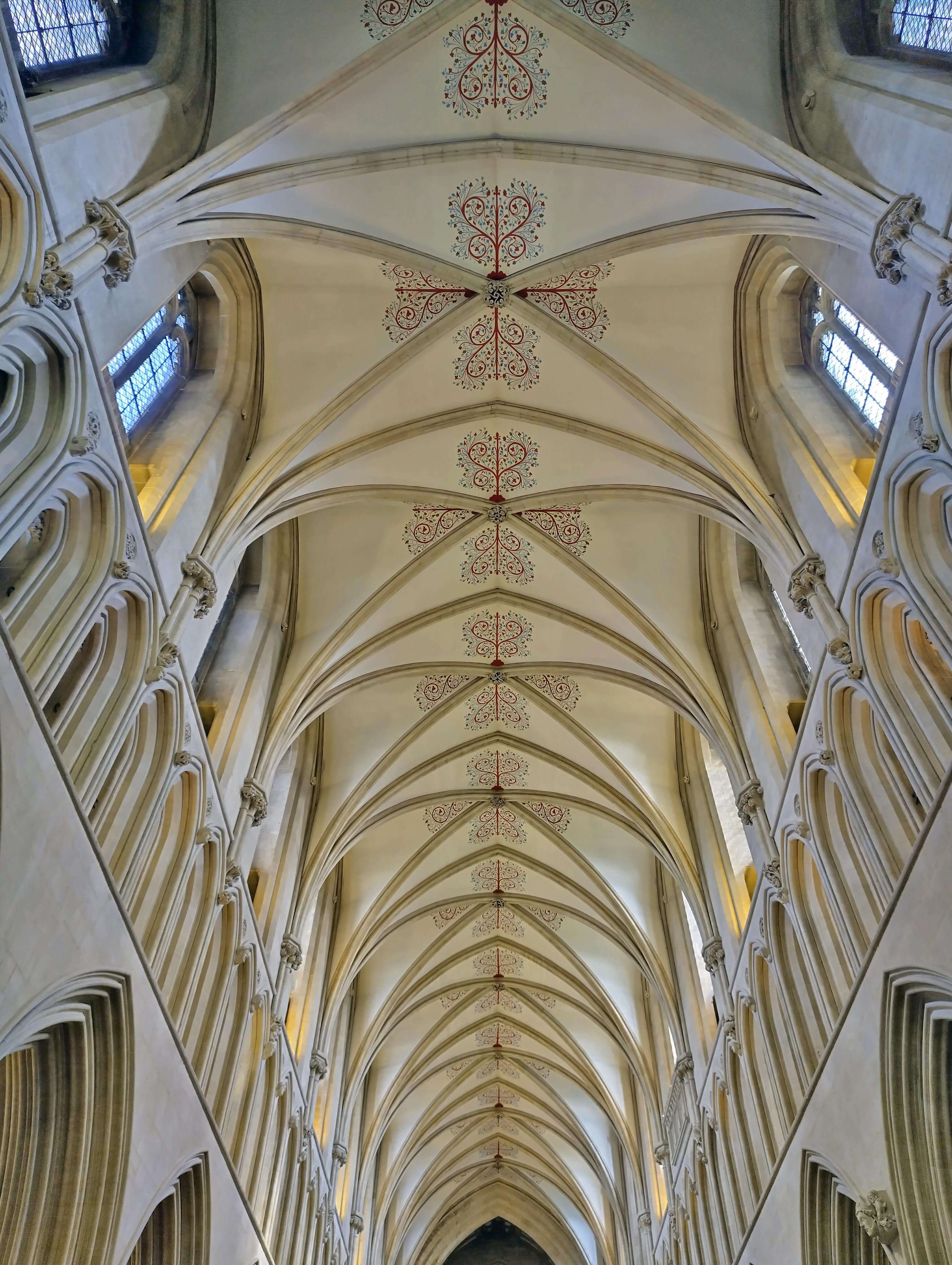 Wells Cathedral cieling