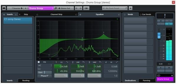 Cubase EQ